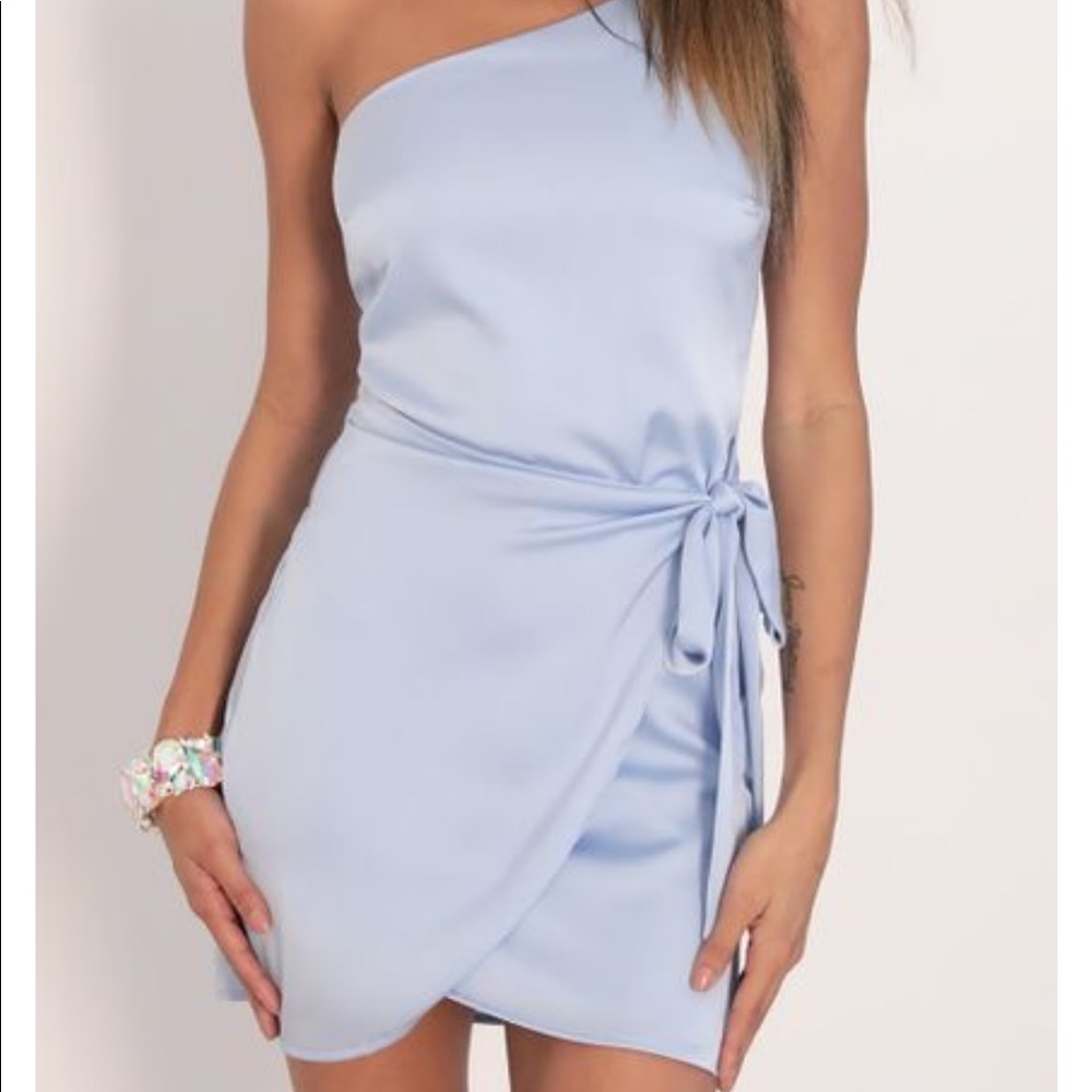 Lucy in the Sky Blue Wrap Dress